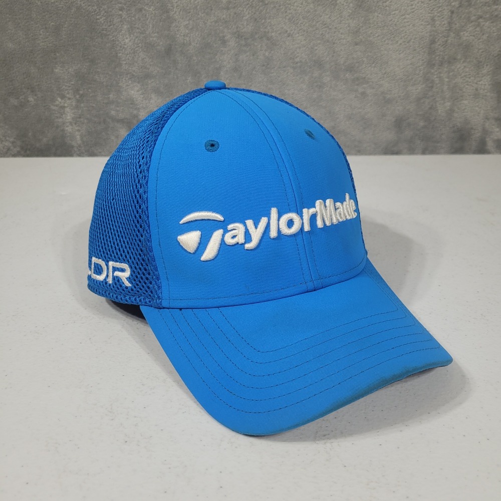 TaylorMade Tour Preferred SLDR Blue Mesh A-flex Hat Baseball Cap Men's Size L/XL